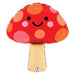 Happy Mushroom SuperShape Mylar Balloon 23" | 1ct - Zurchers