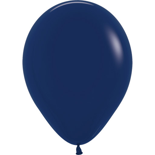 Navy Blue Latex Balloon w/ Helium & Hi - Float, 11" | 1 ct - Zurchers