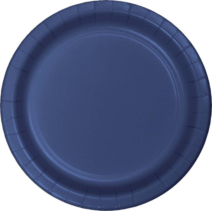 9in Paper Plate Navy - Party Supplies