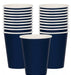 Navy Blue Paper Cups 9oz | 20ct - Zurchers