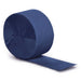 Navy Crepe Paper Streamer 81ft | 1ct - Zurchers