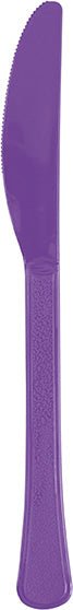 20ct Knives Neon Purple Premium - Party Supplies