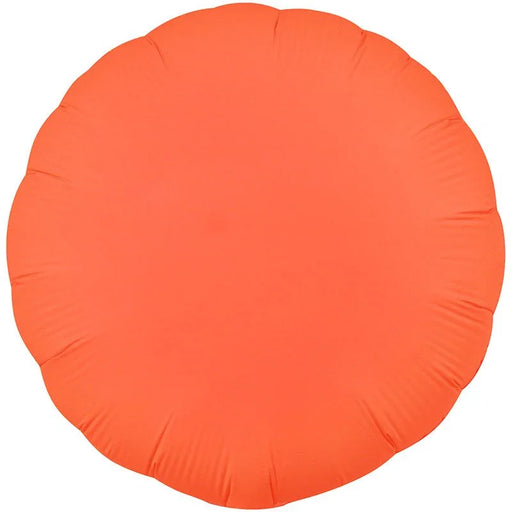 Neon Orange Round Mylar 18" | 1ct - Zurchers