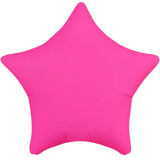 Neon Pink Star Mylar 18" | 1ct - Zurchers