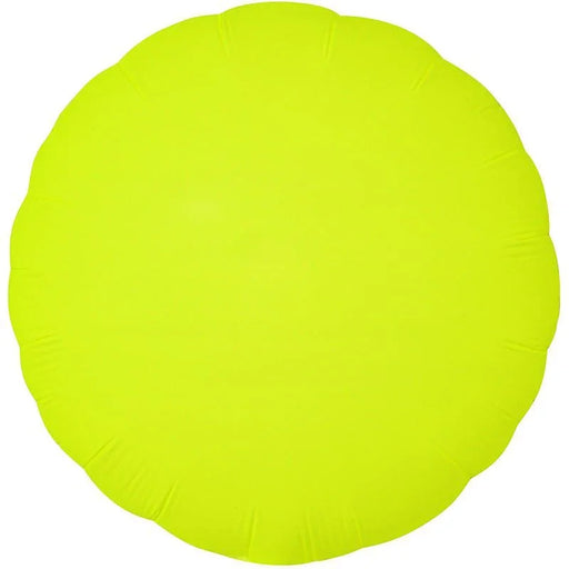 Neon Yellow Round Mylar 18" | 1ct - Zurchers