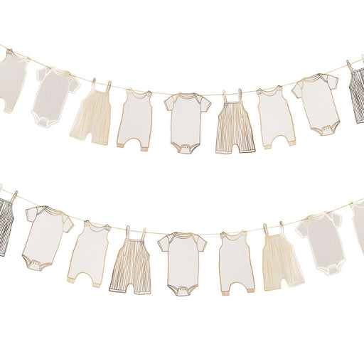Neutral Baby Clothesline Banner Garland | 1ct