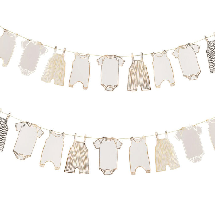 Neutral Baby Clothesline Banner Garland | 1ct - Zurchers