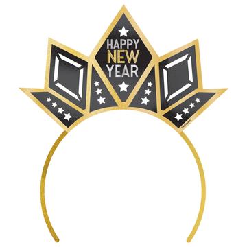 New Year's Black, Silver, and Gold Tiara | 1 ct - Zurchers