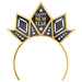 New Year's Black, Silver, and Gold Tiara | 1 ct - Zurchers