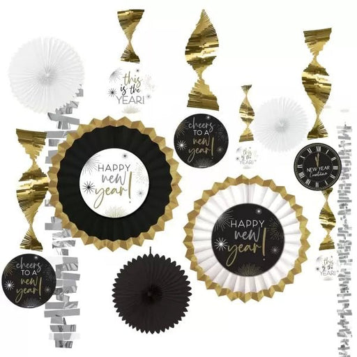 New Year's Black/Silver/Gold Party 100 Person Kit | 1kit - Zurchers