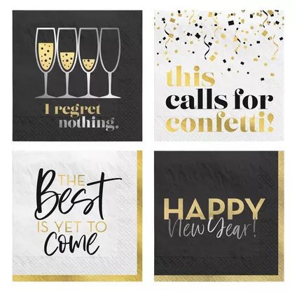 New Years Congrats Lunch Napkin, 16ct - Zurchers