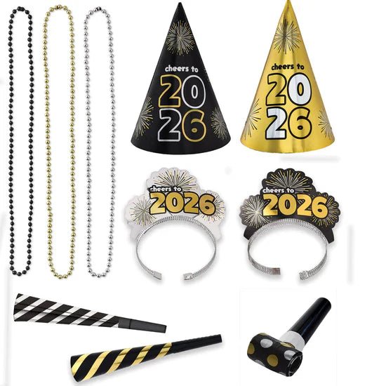 New Years Eve 2026 4 Person Party Kit - Zurchers