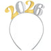 New Years Eve 2026 Electroplated Headband 1ct - Zurchers
