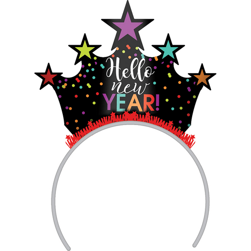 New Year's Eve Colorful Dots Tiara Headband | 1 ct - Zurchers