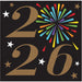 New Year's Radiance Beverage Napkins - Zurchers
