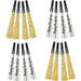 New Year's Silver & Gold Party Horns | 6 ct - Zurchers