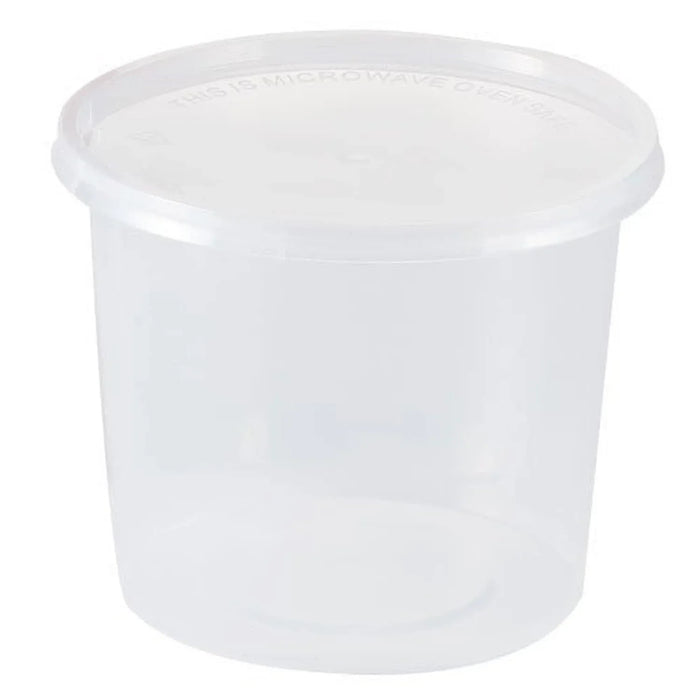 Nicole Home Collection Food Storage Container Round Clear 25 oz | 5ct - Zurchers