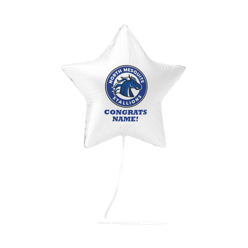 North Mesquite High School Custom Congrats Balloon 17" | 1ct (4ct Min)