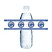 Water bottle with multiple 'North Mesquite Stallions' labels on a white background