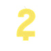 Number 2 Candle - Party Supplies