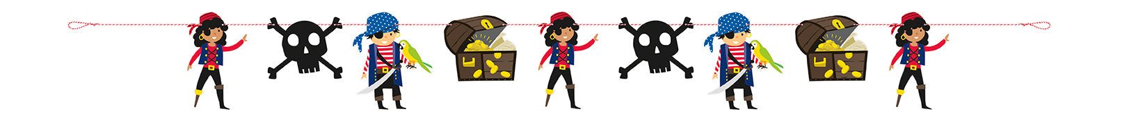 7ft Garland Banner Oh Buoy - Party Supplies