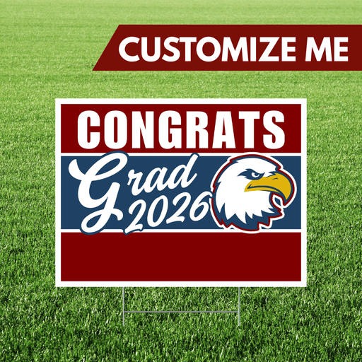 Olathe North KS Custom Name Grad Yard Sign 18x24" | 1ct