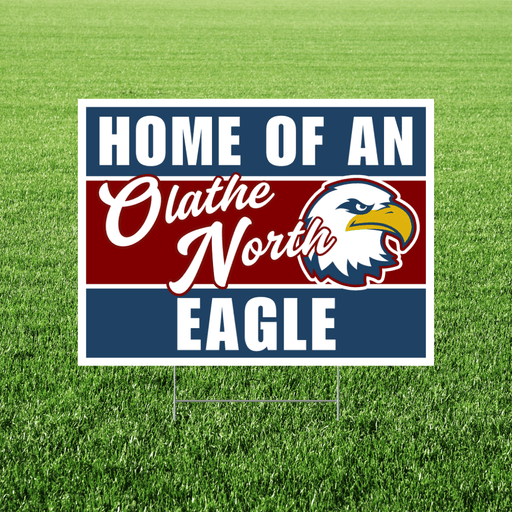 Olathe North KS Spirit Yardsign 18x24" | 1ct