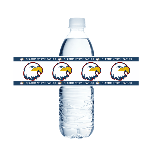 Olathe North KS Waterbottle Label 8.5x2" | 24ct