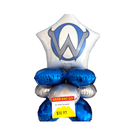 Olathe West High School Air-filled Balloon Quad 17" | 1ct