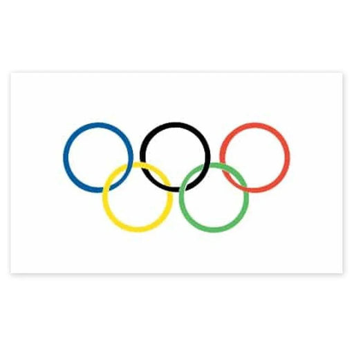 Olympic Rings Flag 5' x 3' | 1 ct - Zurchers