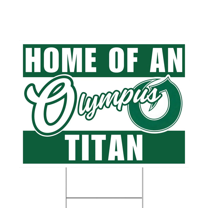 Olympus High School Spirit Yard Sign 24" x 18" | 1 ct - Zurchers