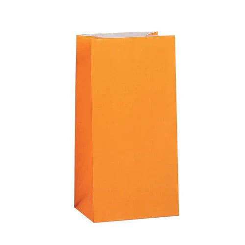 Orange Paper Bag | 12ct