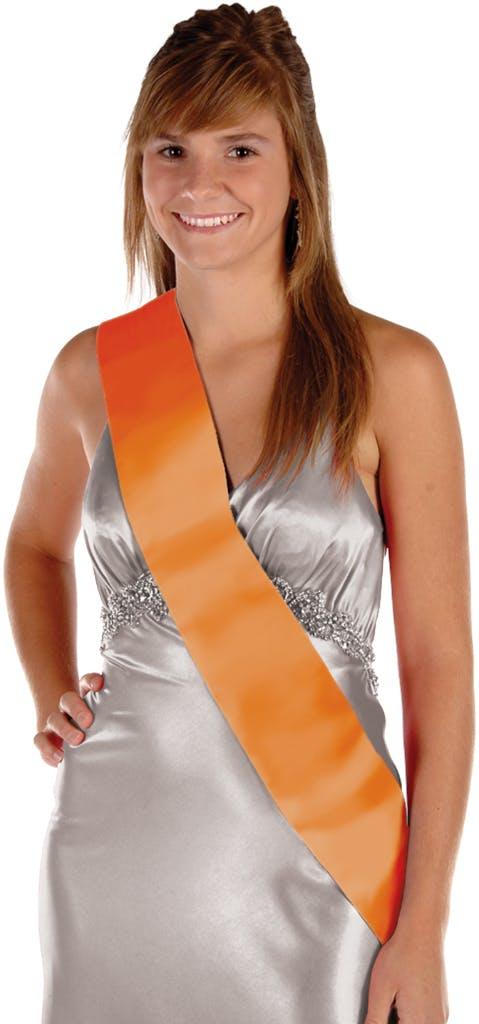 Orange Satin Sash | 1 ct - Zurchers