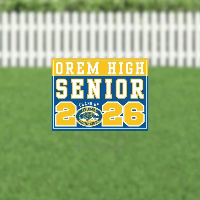 Orem UT 2026 Senior Yard Sign | 1ct - Zurchers