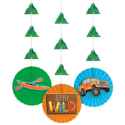 Outdoor Adventure Hanging Decorations | 3ct - Zurchers