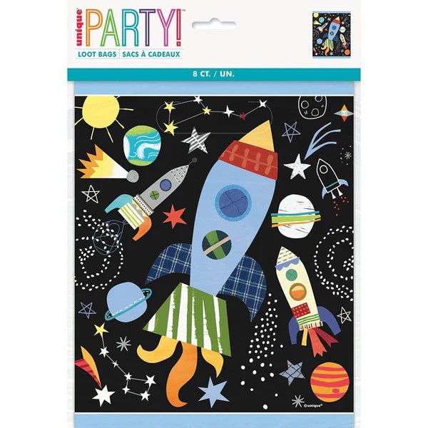 8ct Loot Bag Outer Space - Party Supplies