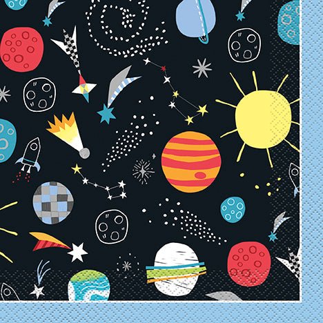 Lunch Napkins Outer Space - Party Supplies