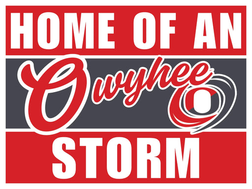 Owyhee High School Spirit Yard Sign 24" x 18" | 1 ct - Zurchers