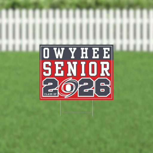 Owyhee ID 2026 Senior Yard Sign | 1ct - Zurchers