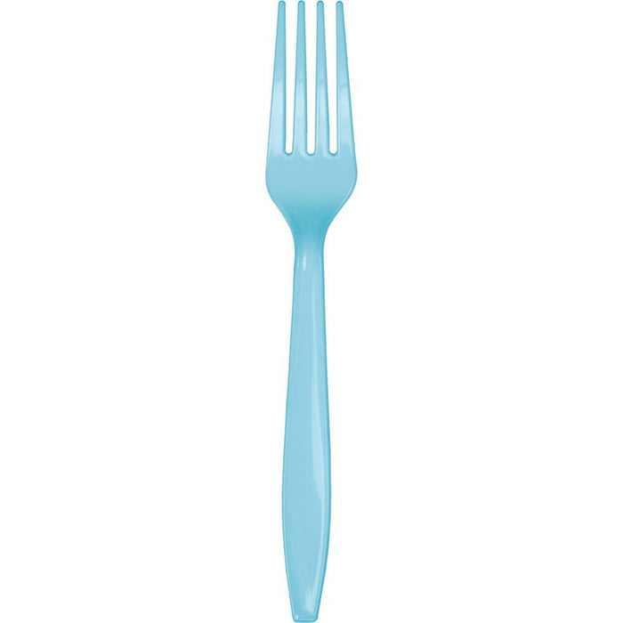 Fork Pastel Blue - Party Supplies