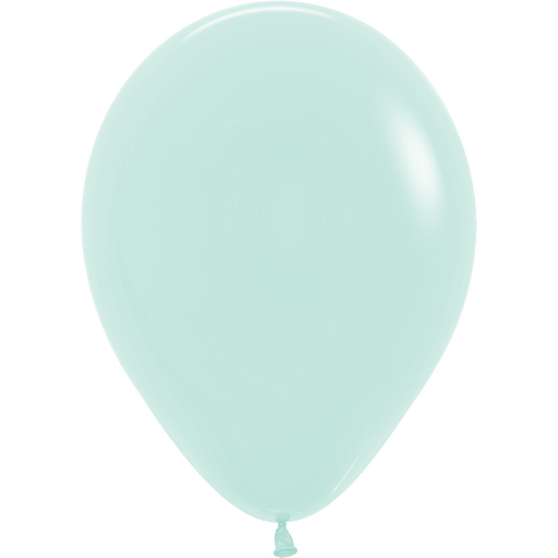 Pastel Matte Green Latex Balloon w/ Helium & Hi - Float 11" | 1 ct - Zurchers