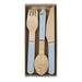 Pastel Blue Wood Cutlery | 24 ct - Zurchers