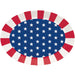 Patriotic Oval Plastic Serving Tray 10”x14” | 1ct - Zurchers
