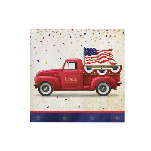 Patriotic Parade Beverage Napkins | 16ct - Zurchers