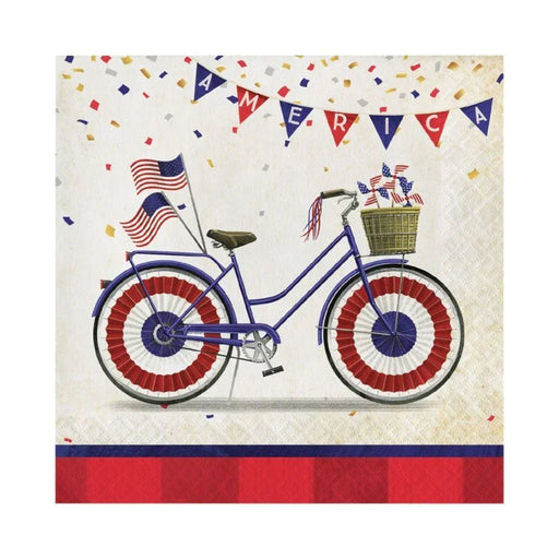 Patriotic Parade Lunch Napkins | 16ct - Zurchers