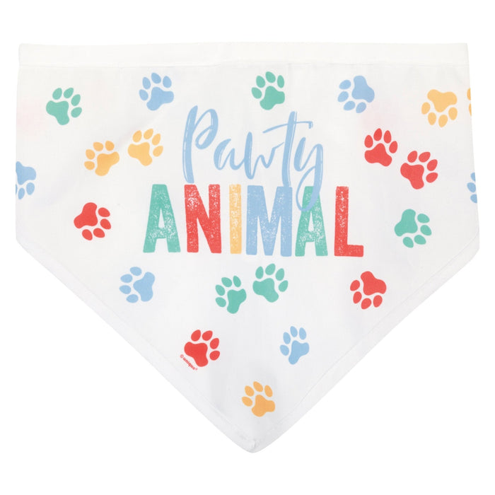 1ct Paw Party Dog Bandana "Party Animal" - Party Supplies
