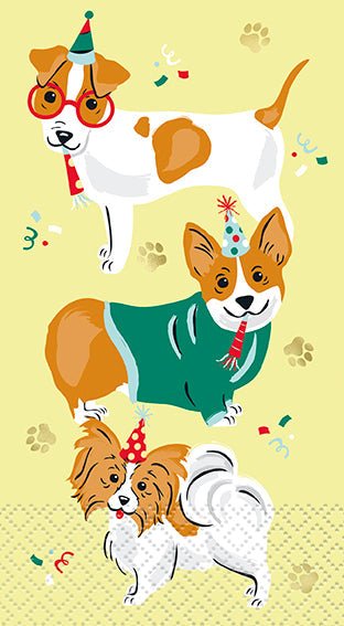 16ct "Pawty" Team Birthday napkins Paw Party