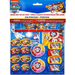 Paw Patrol toy mega mix value pack with various characters and items on a blue background