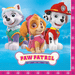 16ct Paw Patrol-themed paper napkins with cartoon characters on a blue and pink background.