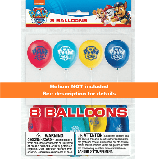 Paw Patrol latex Balloon 12" | 8ct